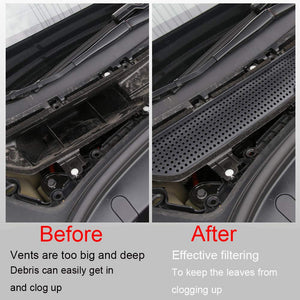 Tesla Model 3 Air Inlet Cover Air Flow Vent Grille Protection (Keep leaves from clogging up)