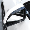 Car Rearview Mirror Cover Side for Tesla Model 3 Accessories Rain Guard Shield Rear View Mirror Guard Cover Trims ABS Car Exterior Accessory 2pcs (Bright carbon fiber)