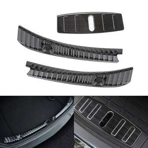 Tesla Model 3 Rear Trunk and Frunk Bumper Protector Guards