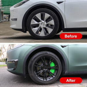Tesla Model Y Fluorescent Green Brake Caliper Covers