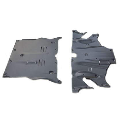 Sound Dampening Front & Rear Axle Skid Plates for Tesla Model 3