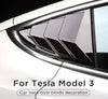 Tesla Model 3 Triangular Rear Quarter Window Protector (Set of Two)