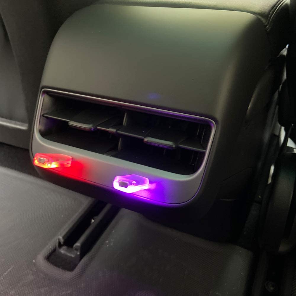 Tesla Model 3 USB Ambient LED Colored Backseat Lighting (2 PCS)