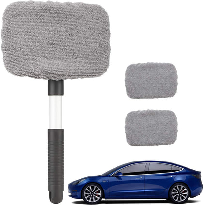 Tesla Model 3 & Model Y Microfiber Windshield Cleaning Brush