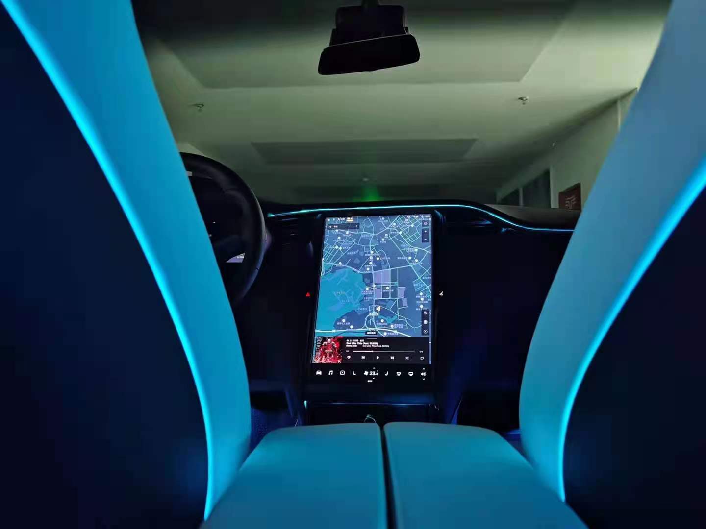 Tesla Model X Full Ambient Lighting Kit