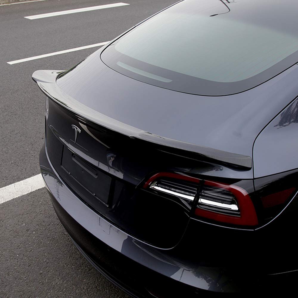 Tesla Model 3 Carbon Fiber Style Trunk Wing Performance Spoiler – The EV  Shop