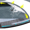 Tesla Model Rear Window Wing Lip Carbon Fiber Spoiler