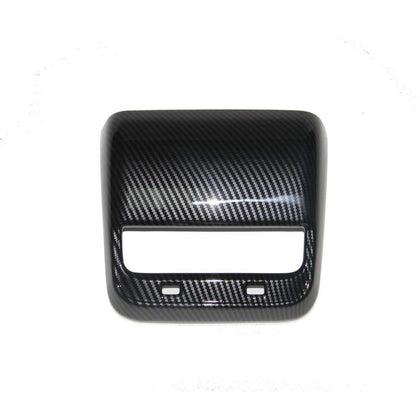 Tesla Model 3 & Y Carbon Fiber Style Rear Air Vent Cover Trim