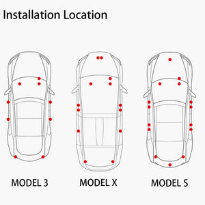 Ultra-Bright White LED Interior Lights For Tesla Model 3