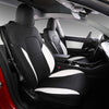 Tesla Model 3 Red Leather Seat Covers