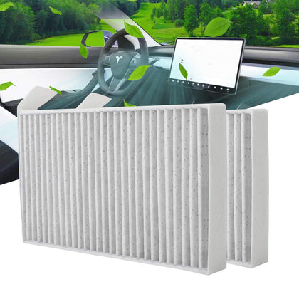 Tesla Model 3 & Y Replacement Cabin Air Filter (Pack of Two)