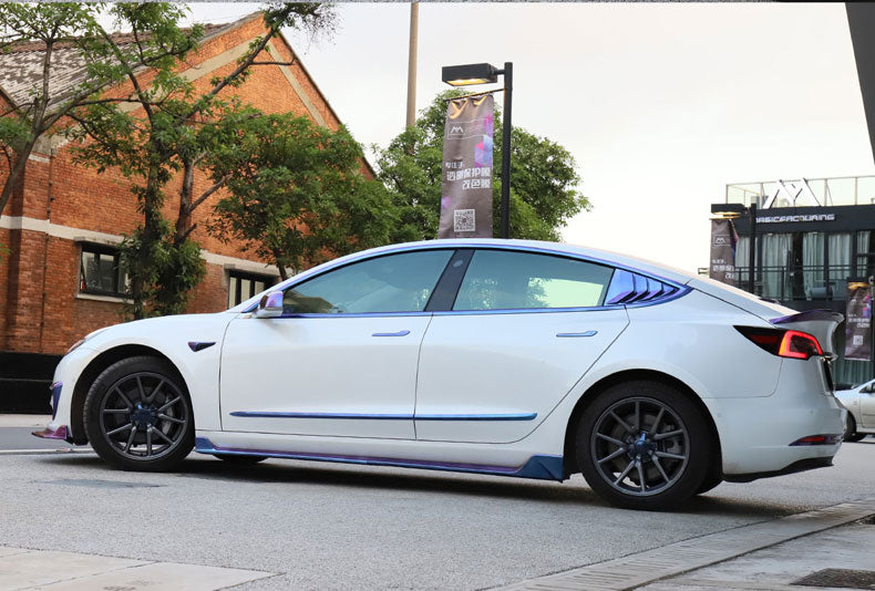 Starry Sky Chameleon Series ABS Door Strip Trim for 2017-2022 Tesla Model 3