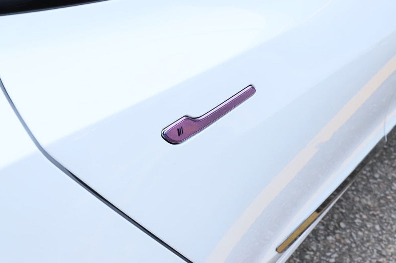 Starry Sky Chameleon Series ABS Door Handle Trim for 2017-2022 Tesla Model 3 & Y (4 Piece Set)