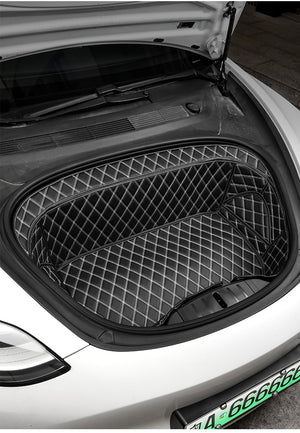 Tesla Model 3 & Y 2020 2021 Wear-Resistant Leather Front Trunk Storage Mat