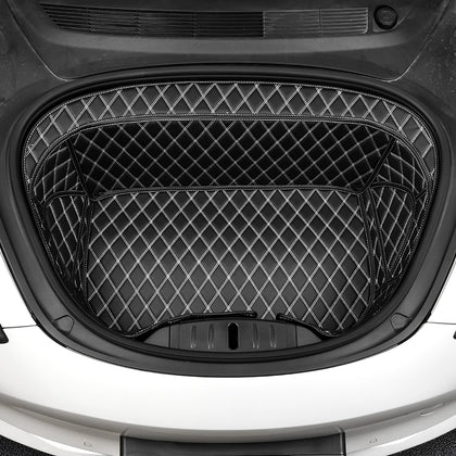 Tesla Model 3 & Y 2020 2021 Wear-Resistant Leather Front Trunk Storage Mat