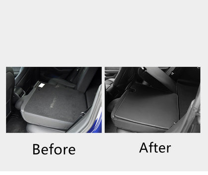 Tesla Model Y Microfiber Rear Backseat Anti-Kick Pads