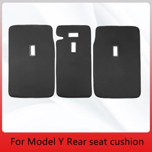 Tesla Model Y Microfiber Rear Backseat Anti-Kick Pads