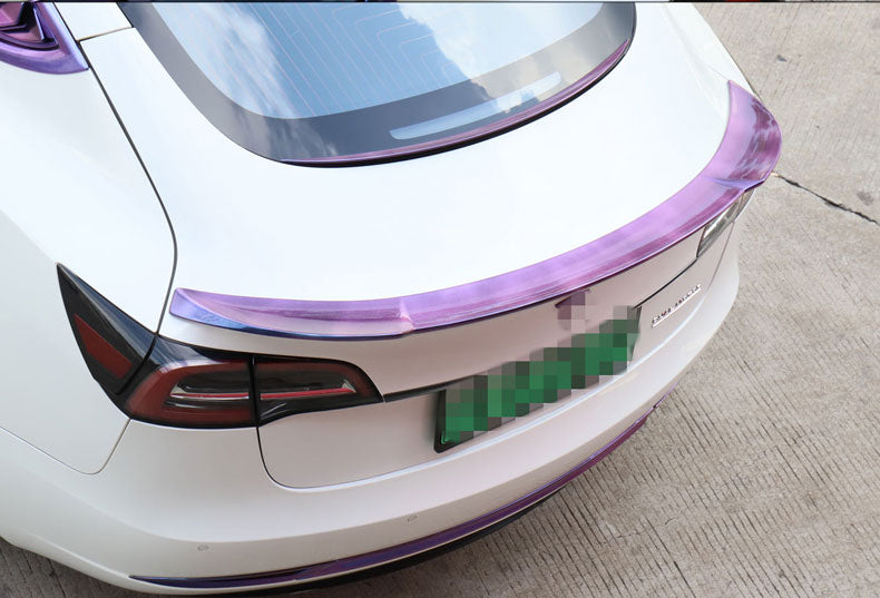 Starry Sky Chameleon Series ABS Rear Trunk Wing Spoiler for 2017-2020 Tesla Model 3