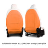 Anti-Kick Leather Seatback Protective Seat Cover Pads for Tesla Model 3 & Y