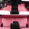 Fully Surrounded Microfiber Leather Pink Floor Mats for Tesla Model 3 & Y