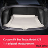 Durable Leather Custom Fit Trunk Mat for Tesla Model 3 & Y