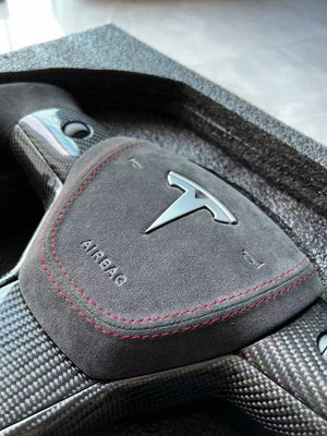 Steering Wheel Airbag Cover for Tesla Model 3 & Y