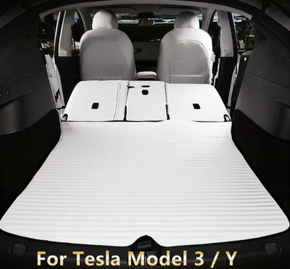 Tesla Model 3 Y Nappa Leather Rear Trunk Mat Car Protective Pad High Quality